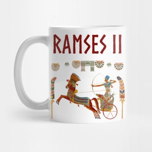 Pharaoh Ramses II Chariot Ancient Egypt Mug